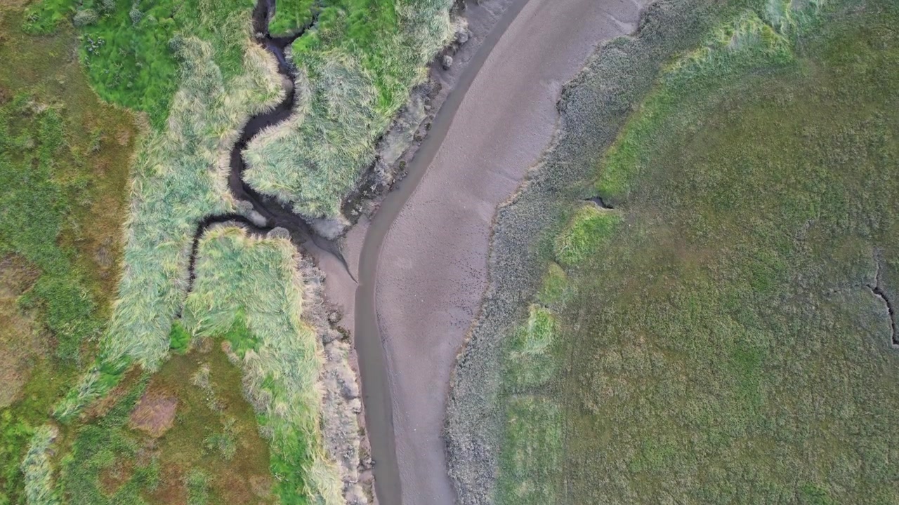 HAVADAN: Gower Haliç girişini takip eden kuşbakışı uçuş, 4K Drone