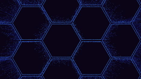 Big-neon-hexagons-pattern-with-small-motion-dots-and-lines