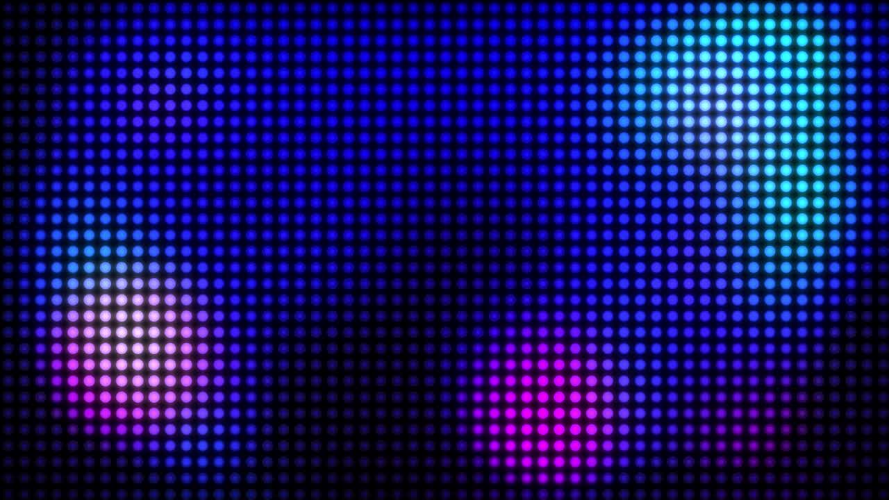 Schermo LED. Motivo a pixel. Loop video