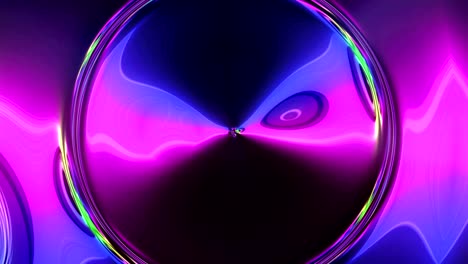 bucle de fondo de neón abstractamente colorido