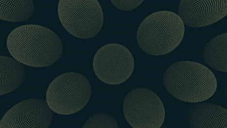 sleek 3d circle pattern on black background