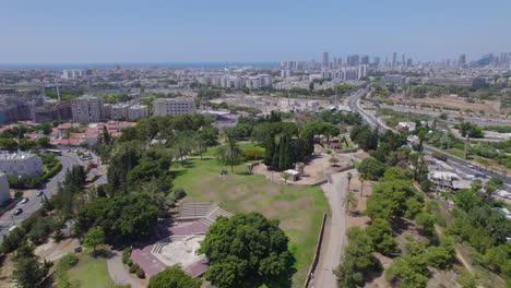 tel giborim park and the the old pillbox structure, since the british mandatory 1917-1948, holon