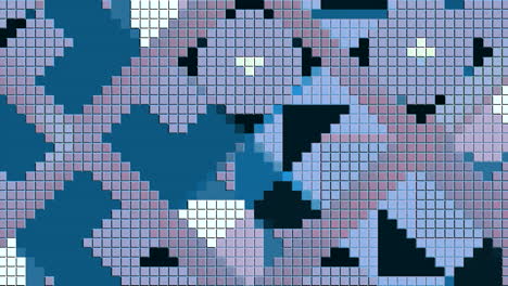 patrón de mosaico de arte de píxeles abstractos