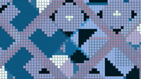 abstract pixel art mosaic pattern