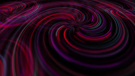 animation farbenfroher lichtspuren auf schwarzem hintergrund