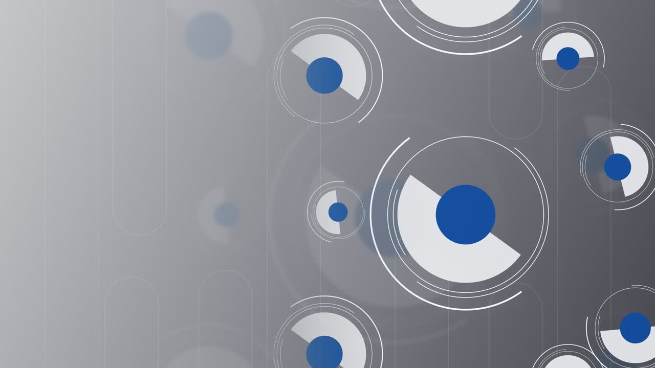 fondo circular abstracto. abstracto limpio, simple y brillante animación de fondo. hermoso diseño de movimiento. los conceptos de negocios, finanzas, tecnología, futurista, internet, datos, fibra óptica, velocidad, inalámbrico, web, móvil, sin costuras, loopable