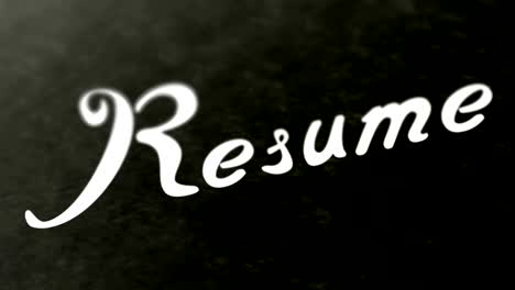 "resume" on the page. looping footage has 4k resolution.