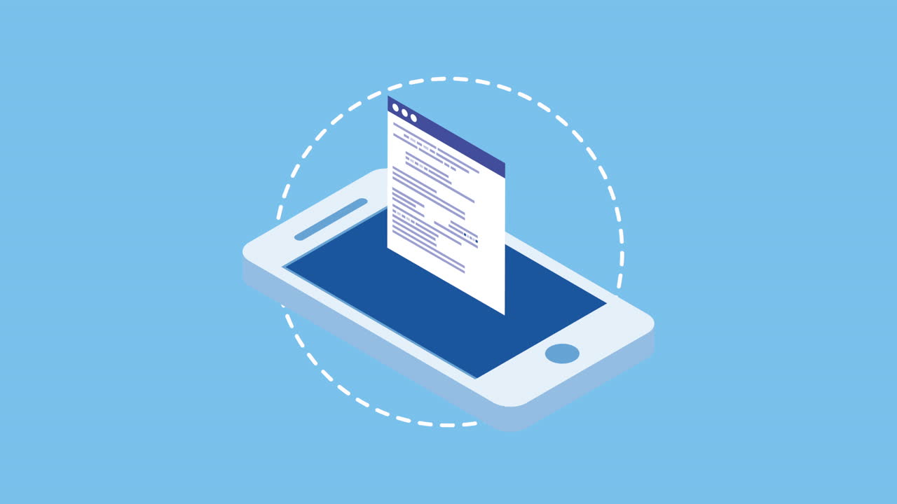 tecnología de educación en línea con teléfono inteligente