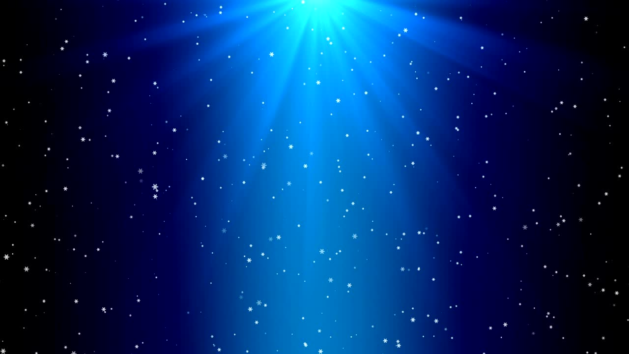 La nieve está cayendo.