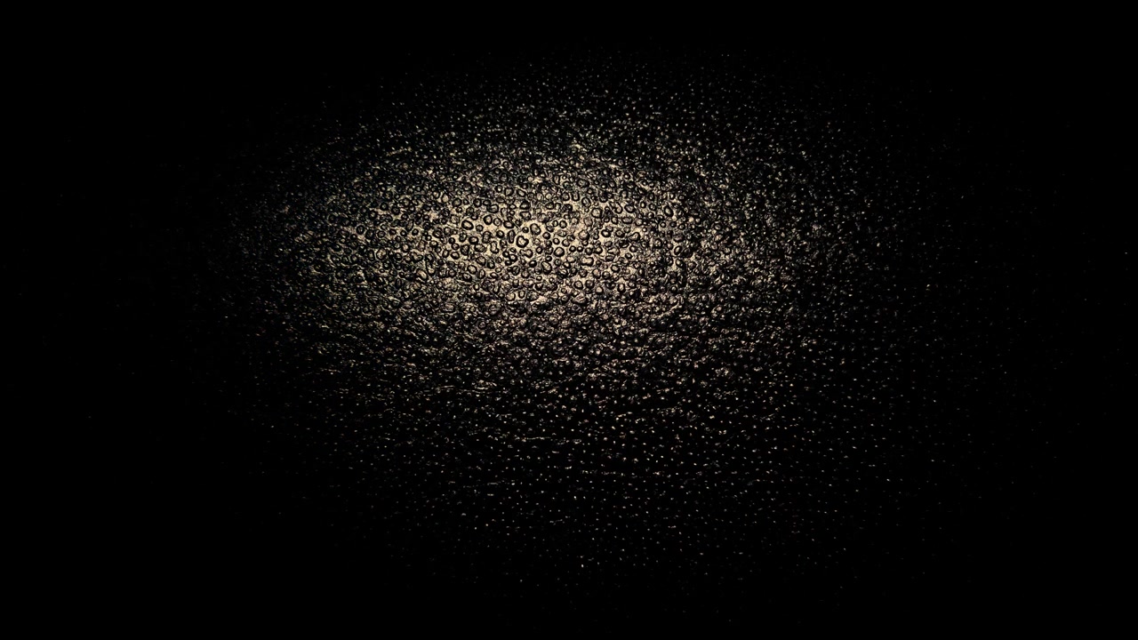 Loop di punto luce che passa orizzontalmente su un motivo di sfondo nero scuro strutturato