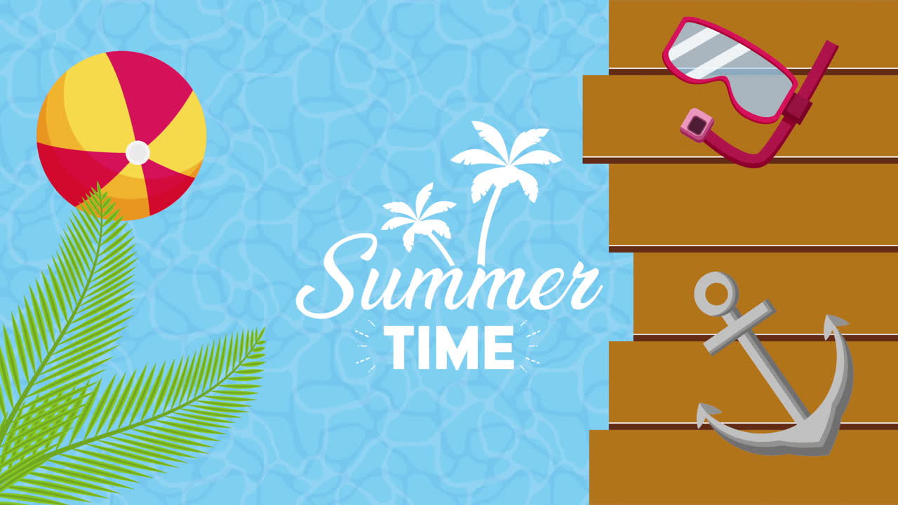 tiempo de verano disfrutar de vacaciones