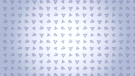 patrón de pirámide geométrica. baile de pirámides. animación de bucle de símbolo de negocio. diseño de red de negocios.