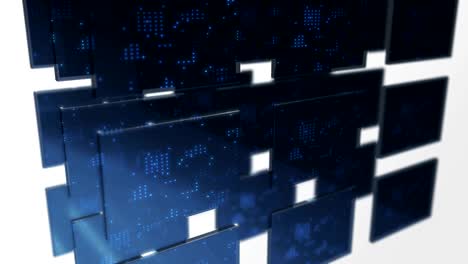 Smart security database technology information data in cloud video loop.