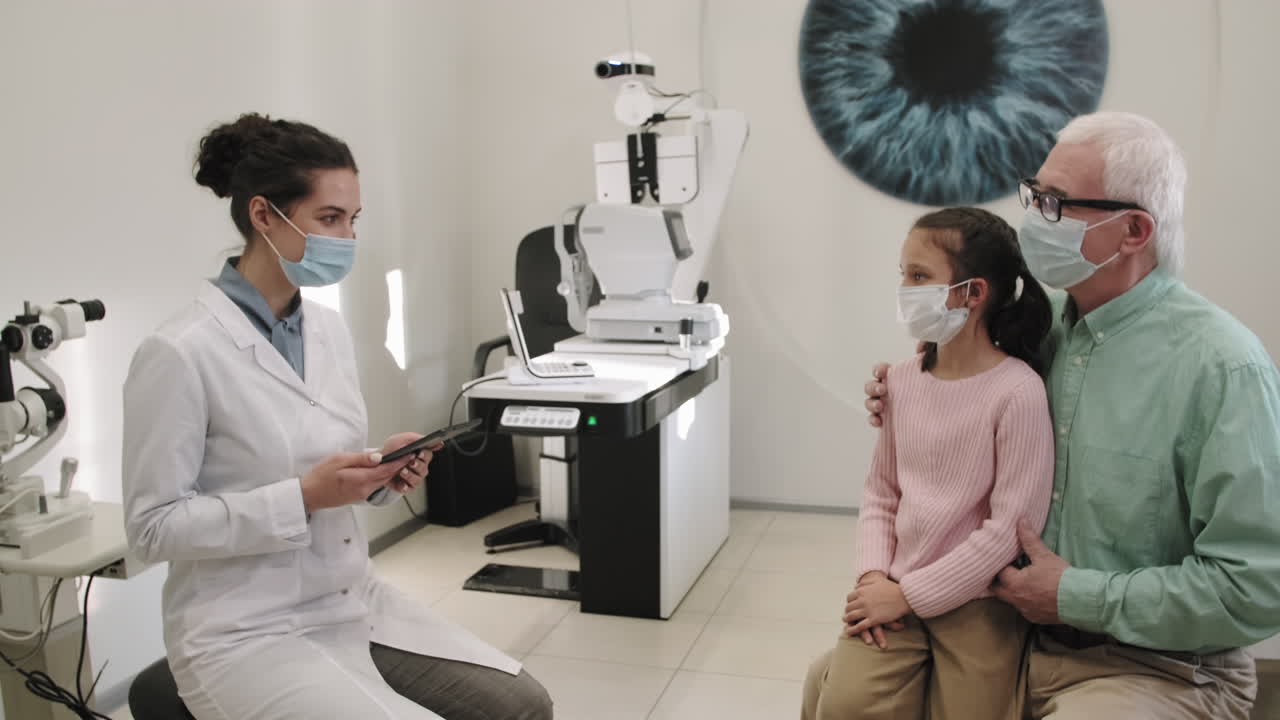 Ophthalmology Consultation In Modern Clinic