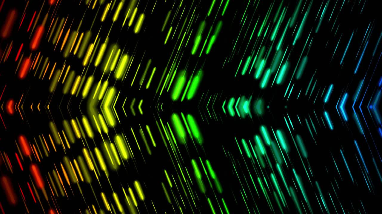 Sfondo colorato astratto con linee di velocità e luci di sfondo