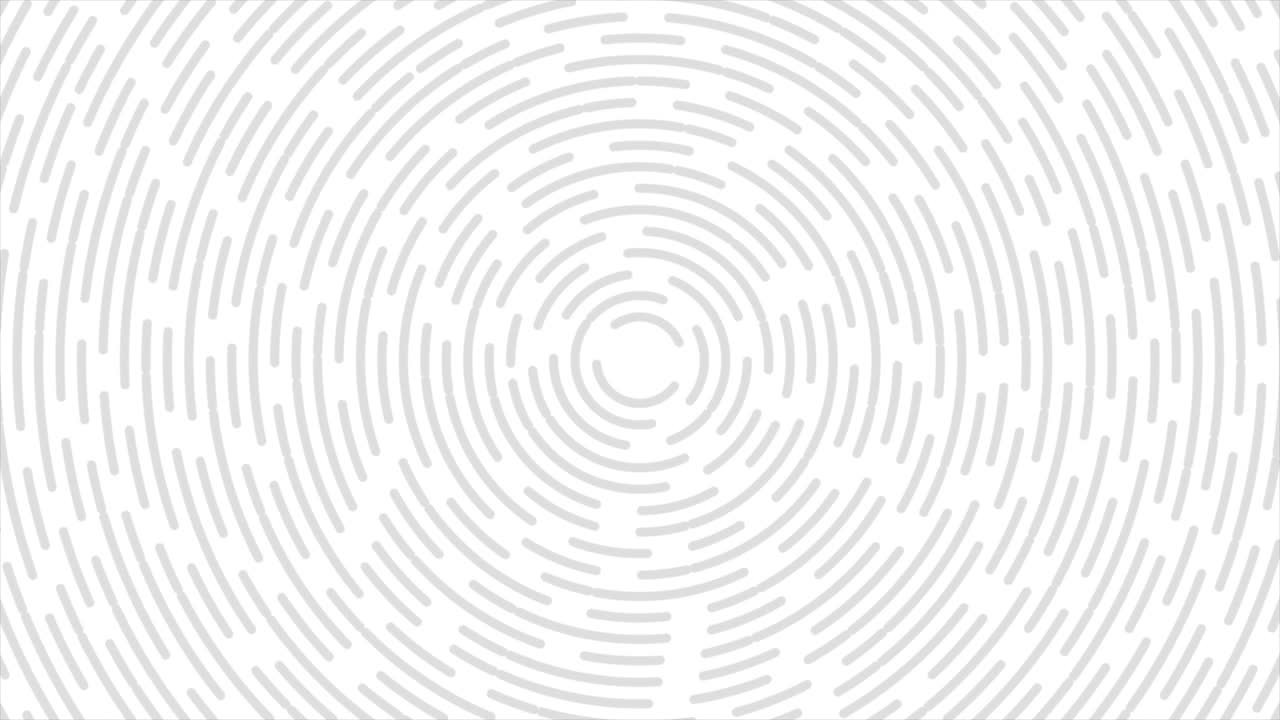 Grey white circular lines abstract retro motion background
