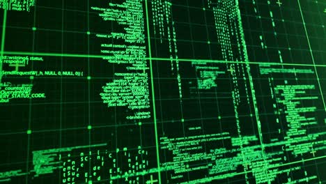Digital animation of matrix