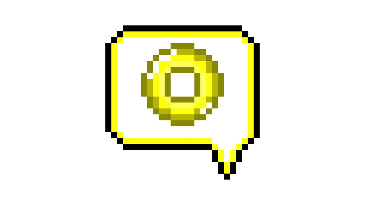 Pixel Art Pop-up Ikon Animation med Cirkel i Taleboble (3).mov