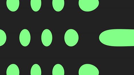 abstract green dots geometric pattern on black gradient