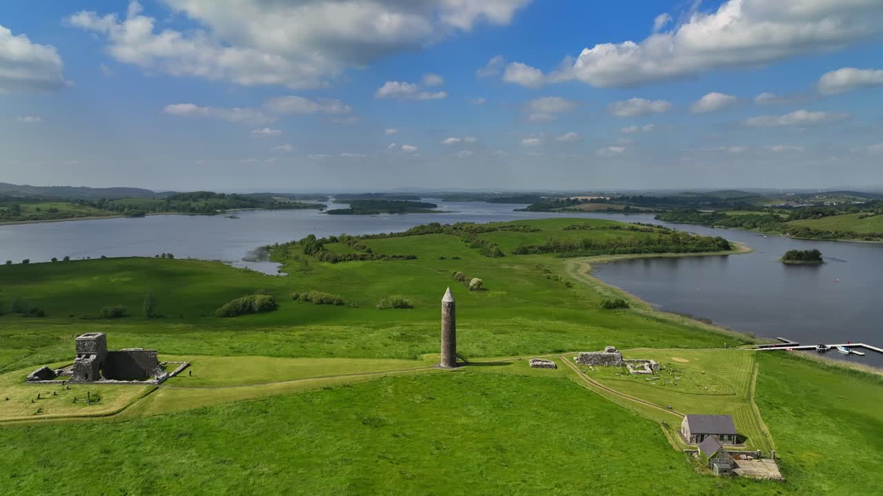 devenish island, county fermanagh, 북아일랜드, 2023년 6월