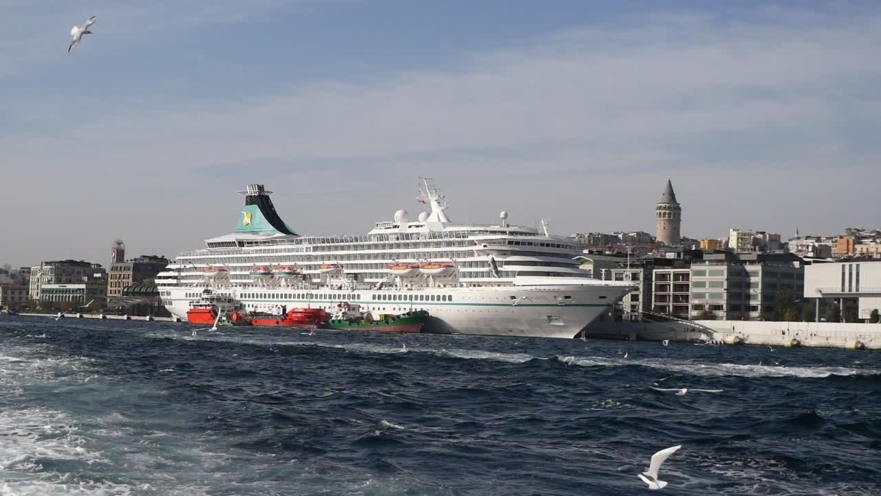 Cruise Ship in Istanbul