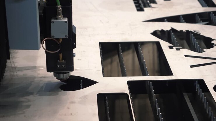Laser Cutting Machine in Action