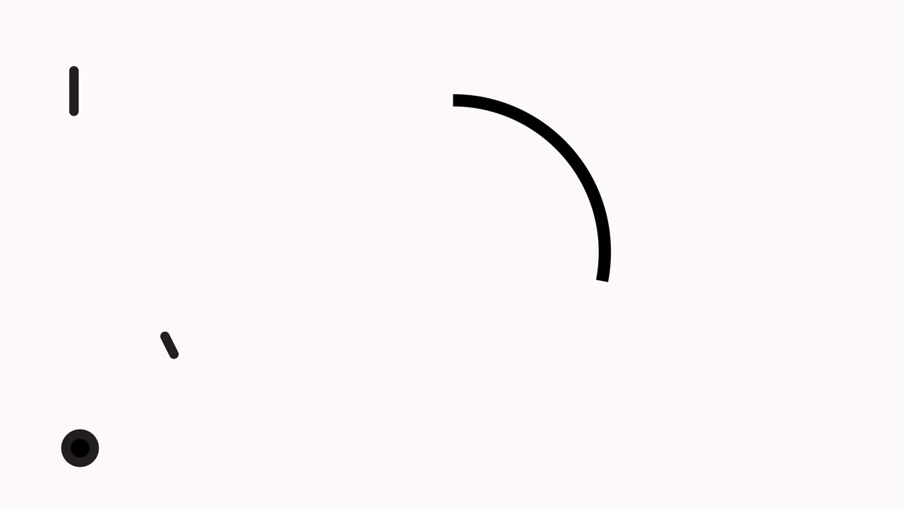 animación del icono de la línea de la cara sonriente