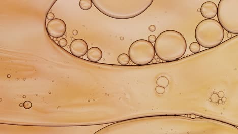 abstract colorido alimentos gotas de aceite burbujas y esferas que fluyen