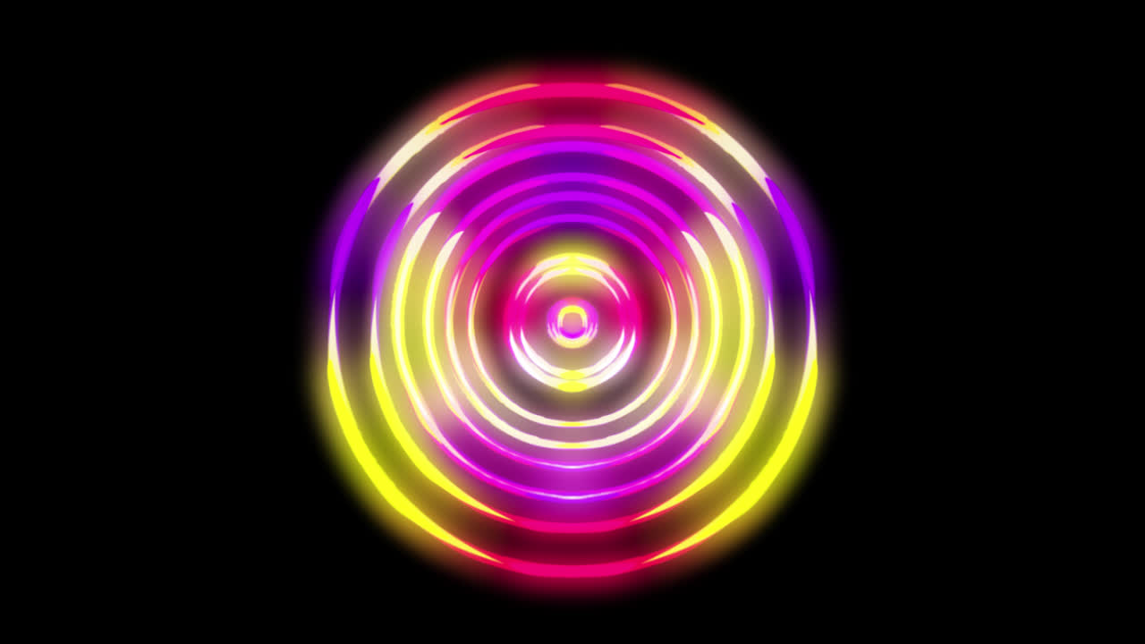 Premium stock video - Cartoon hand drawn magic shape element neon ...