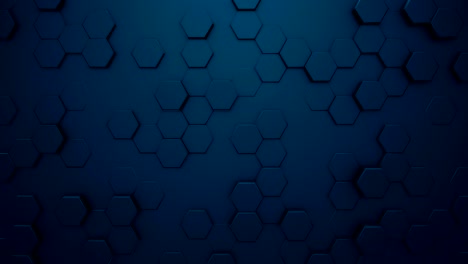 fondo hexagonal en movimiento abstracto, animación de bucle 3d sin costuras