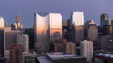 chicago west loop from above - 4k