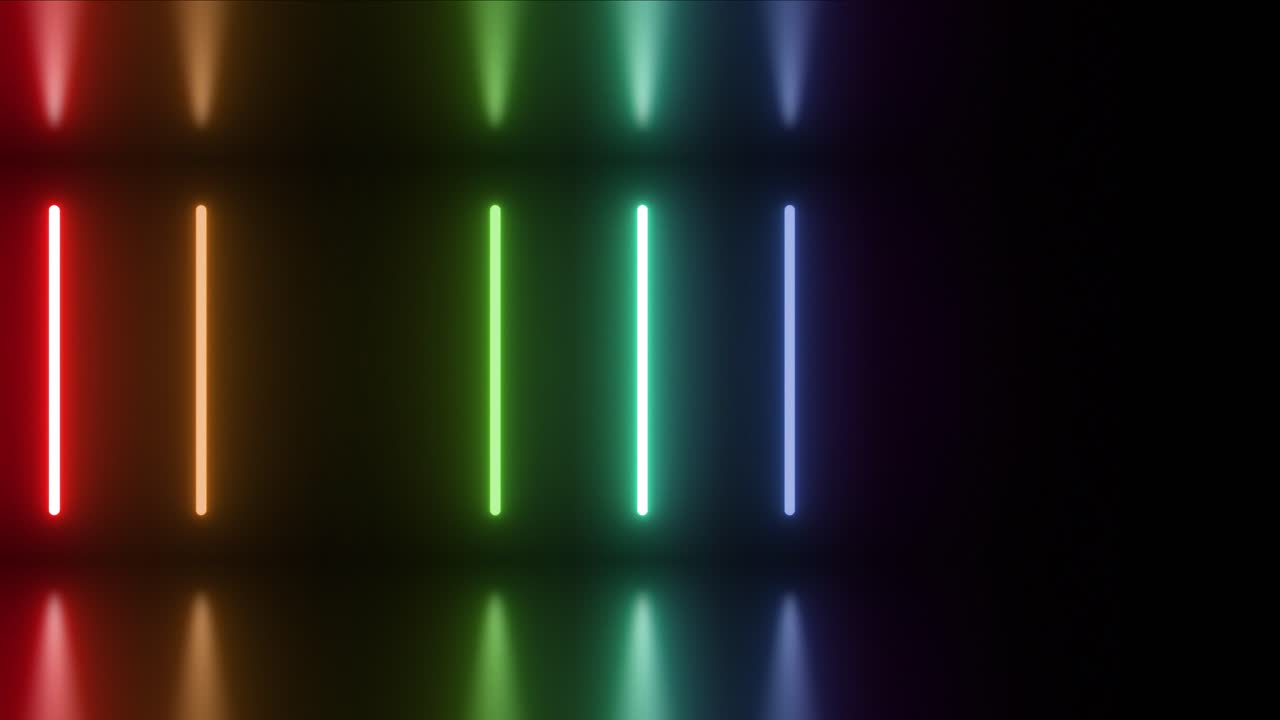 fondo abstracto de líneas de neón