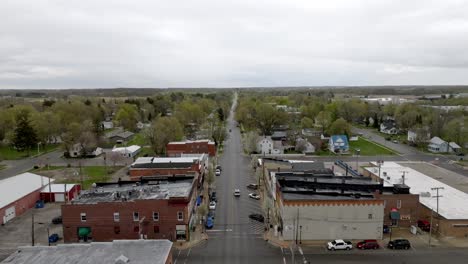 freemont, el centro de indiana con el video del avión no tripulado bajando