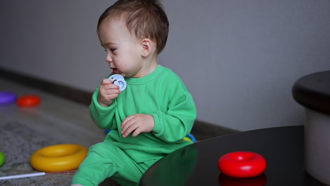 Baby Playing with Toys