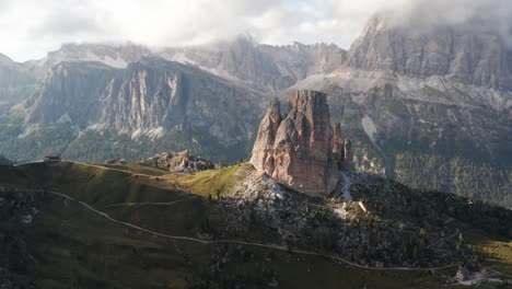 Cinematic-mountain-landscape-with-dramatic-sunlight