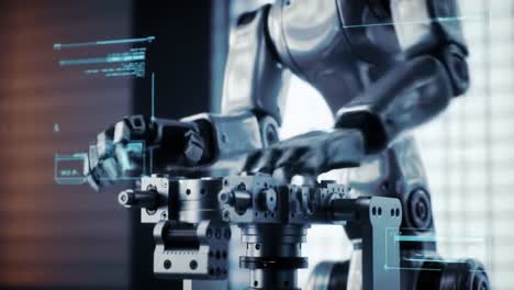 advanced robotic technology showcasing precise manipulation in industrial settings with automated functions and futuristic design elements highlighting innovation