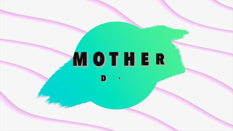 Animation-text-Mothers-Day-on-white-fashion-and-minimalism-background-with-waves