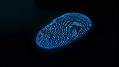 close-up of a fingerprint