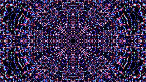 beautiful abstract kaleidoscope that shines, a radiant light that regulates the subtle movements