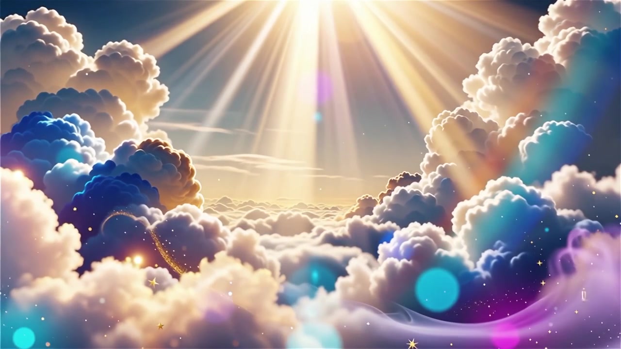 Christelijke Hemels Licht Aanbiddingsachtergrond