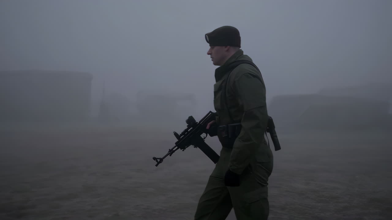 Soldier in Fog