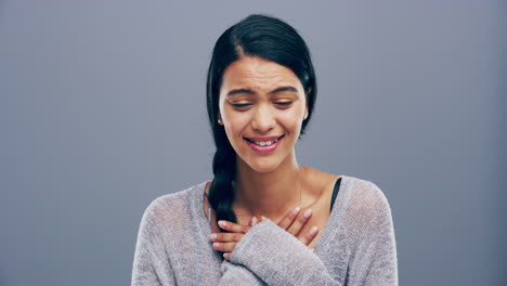 superado por la emoción