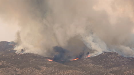 Un-Apocalipsis-De-Fuego-En-Un-Bosque-De-Montaña-En-Hemet-California