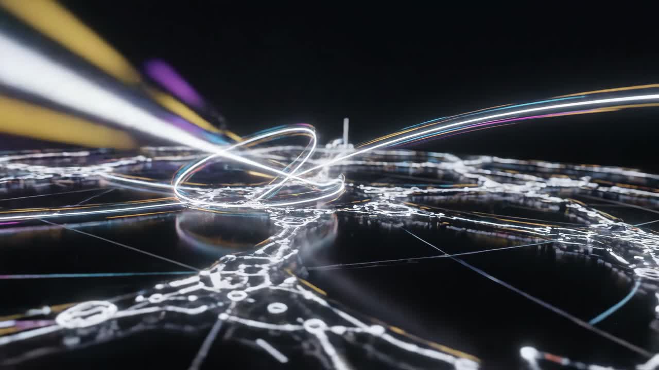 Abstract Light Trails