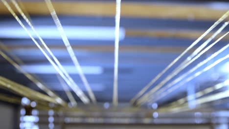 máquina de rodillos de hilo en la industria de fabricación de cuerdas 4k