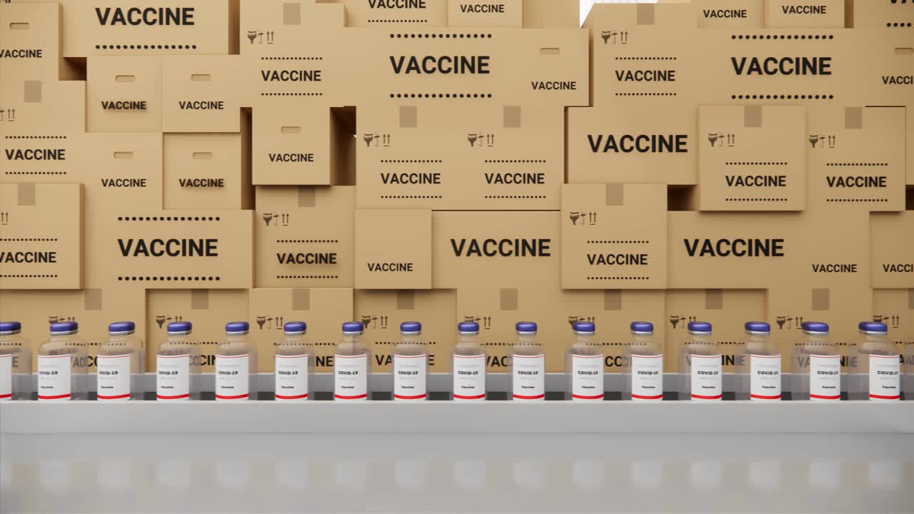 코로나바이러스 백신은 인증되고 주사 준비가 되어 있습니다. 많은 가족들이 코로나19와 sars에 대한 백신 접종을 기다리고 있습니다.