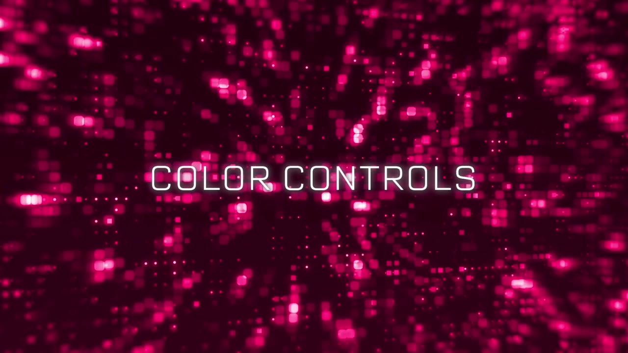 Abstract Digital Technology Background with Dynamic Glowing Particles