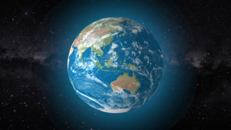 fondo de video cinematográfico muestra el globo giratorio realista, haciendo zoom en el país de indonesia | fondo de video realista de la tierra giratorio y haciendo zoom en el país de india en 4k