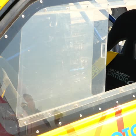 cabin of the drift car