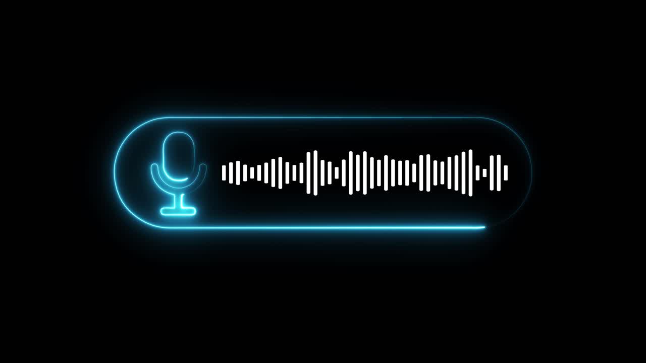 Microphone and Sound Wave Illustration